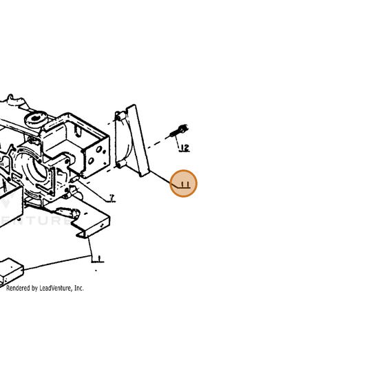 ECHO part 10061803930 — IPL diagram snippet (6x zoom, amber highlight)