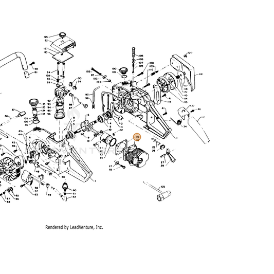 ECHO part 10101011230 — IPL diagram snippet (6x zoom, amber highlight)