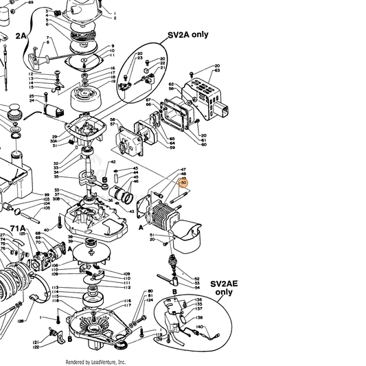 ECHO part 10101422330 — IPL diagram snippet (6x zoom, amber highlight)