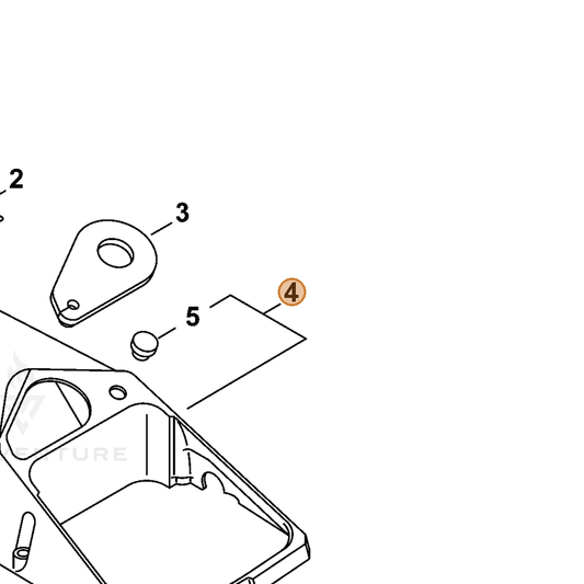 ECHO part 10150131732 — IPL diagram snippet (6x zoom, amber highlight)