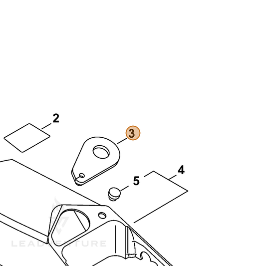 ECHO part 10154130831 — IPL diagram snippet (6x zoom, amber highlight)