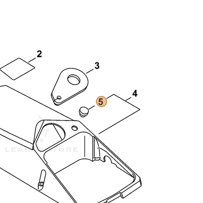 ECHO part 10157830830 — IPL diagram snippet (6x zoom, amber highlight)
