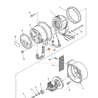 ECHO part 103912900013 — IPL diagram snippet (6x zoom, amber highlight)