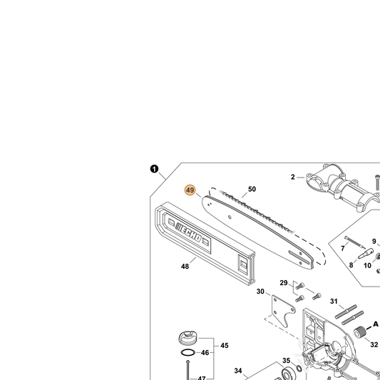 Echo part 10A4CD3246C — IPL diagram snippet (6x zoom, amber highlight)