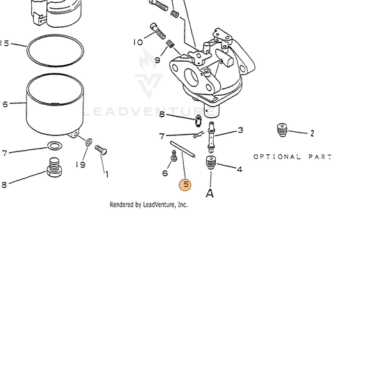 ECHO part 12013211620 — IPL diagram snippet (6x zoom, amber highlight)