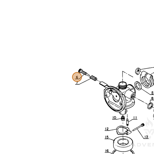 ECHO part 12015904731 — IPL diagram snippet (6x zoom, amber highlight)