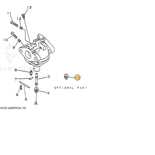 ECHO part 12018711620 — IPL diagram snippet (6x zoom, amber highlight)