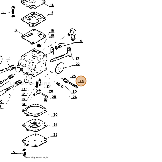 ECHO part 12213400230 — IPL diagram snippet (6x zoom, amber highlight)