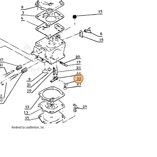 ECHO part 12213800230 — IPL diagram snippet (6x zoom, amber highlight)