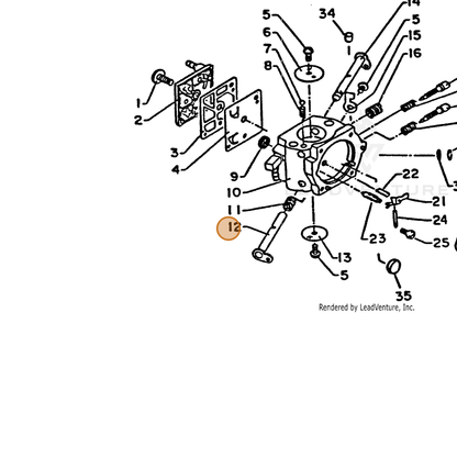 ECHO part 12311719830 — IPL diagram snippet (6x zoom, amber highlight)