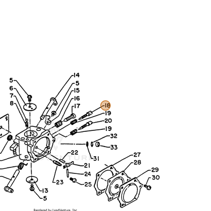 ECHO part 12311817330 — IPL diagram snippet (6x zoom, amber highlight)