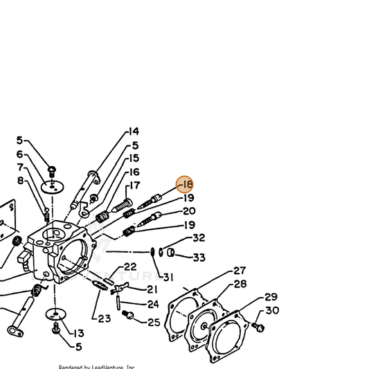 ECHO part 12311817330 — IPL diagram snippet (6x zoom, amber highlight)