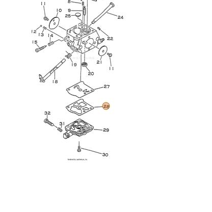 ECHO part 12312410560 — IPL diagram snippet (6x zoom, amber highlight)