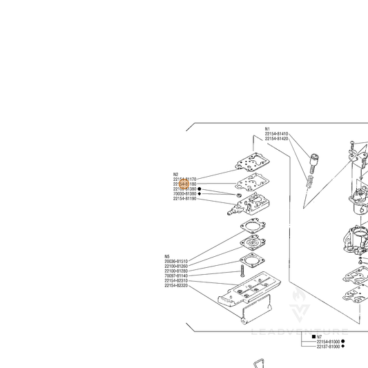 ECHO part 12315935630 — IPL diagram snippet (6x zoom, amber highlight)