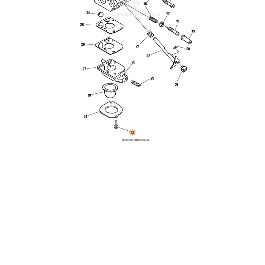 ECHO part 12530051030 — IPL diagram snippet (6x zoom, amber highlight)