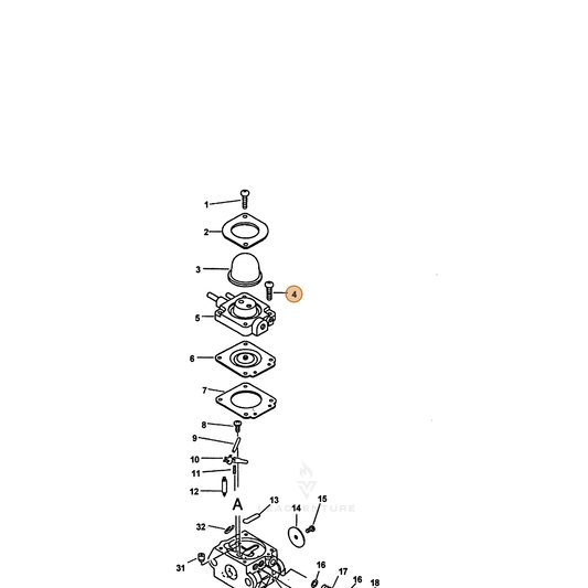 ECHO part 12531005360 — IPL diagram snippet (6x zoom, amber highlight)