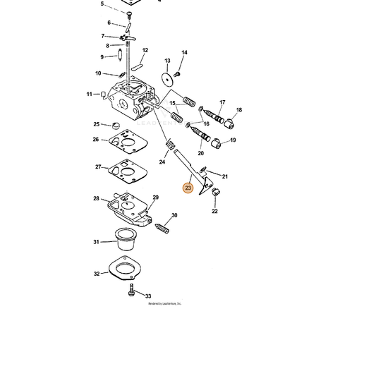 ECHO part 12531749030 — IPL diagram snippet (6x zoom, amber highlight)