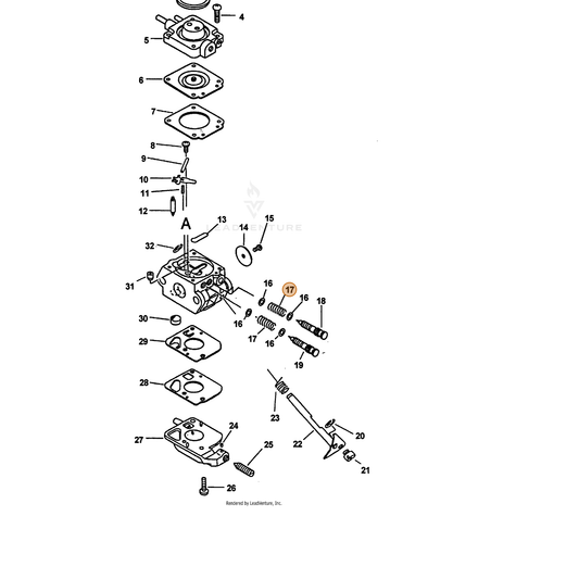 ECHO part 12531942030 — IPL diagram snippet (6x zoom, amber highlight)