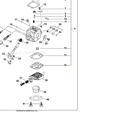ECHO part 12532513310 — IPL diagram snippet (6x zoom, amber highlight)