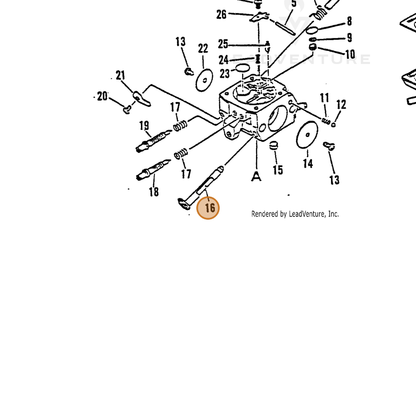 ECHO part 12533133330 — IPL diagram snippet (6x zoom, amber highlight)