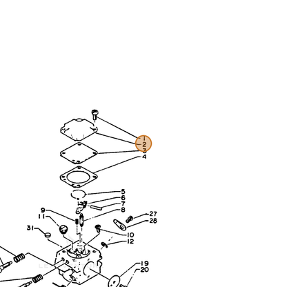ECHO part 12534213930 — IPL diagram snippet (6x zoom, amber highlight)