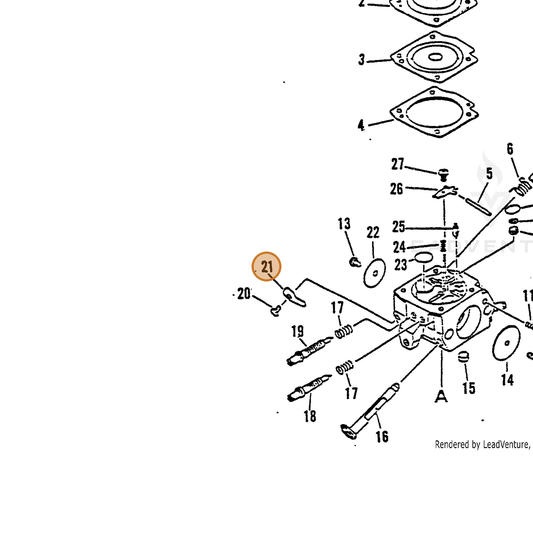 ECHO part 12535033330 — IPL diagram snippet (6x zoom, amber highlight)