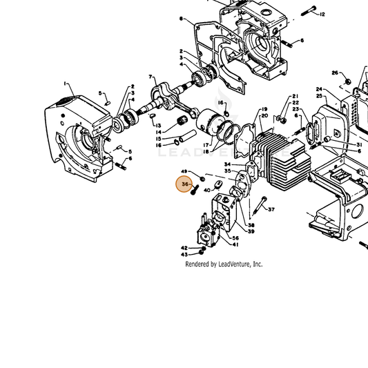 ECHO part 13001510230 — IPL diagram snippet (6x zoom, amber highlight)