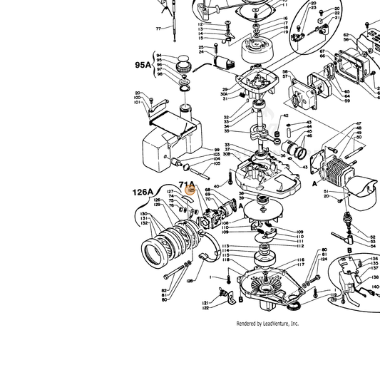 ECHO part 13001606232 — IPL diagram snippet (6x zoom, amber highlight)