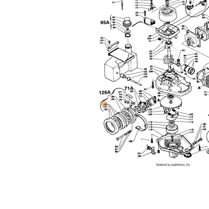 ECHO part 13031000760 — IPL diagram snippet (6x zoom, amber highlight)