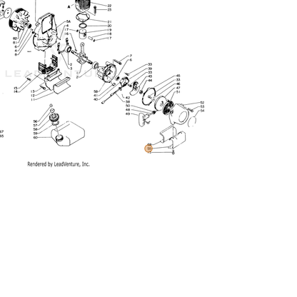 ECHO part 13191806320 — IPL diagram snippet (6x zoom, amber highlight)