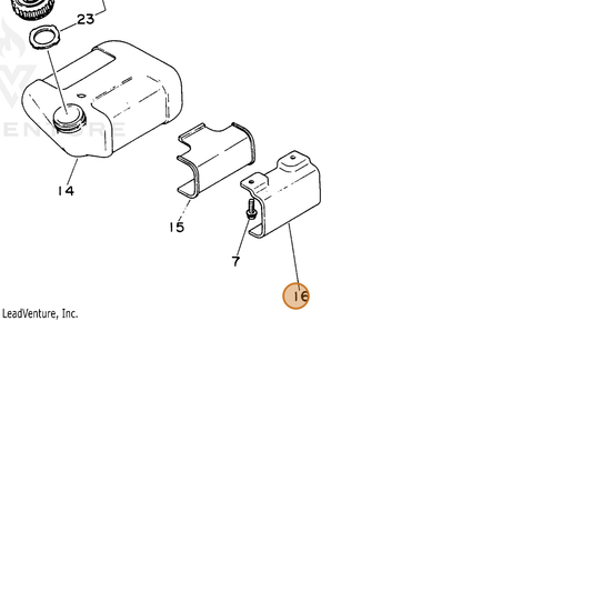 ECHO part 13191829130 — IPL diagram snippet (6x zoom, amber highlight)