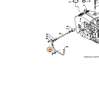 ECHO part 13211203930 — IPL diagram snippet (6x zoom, amber highlight)