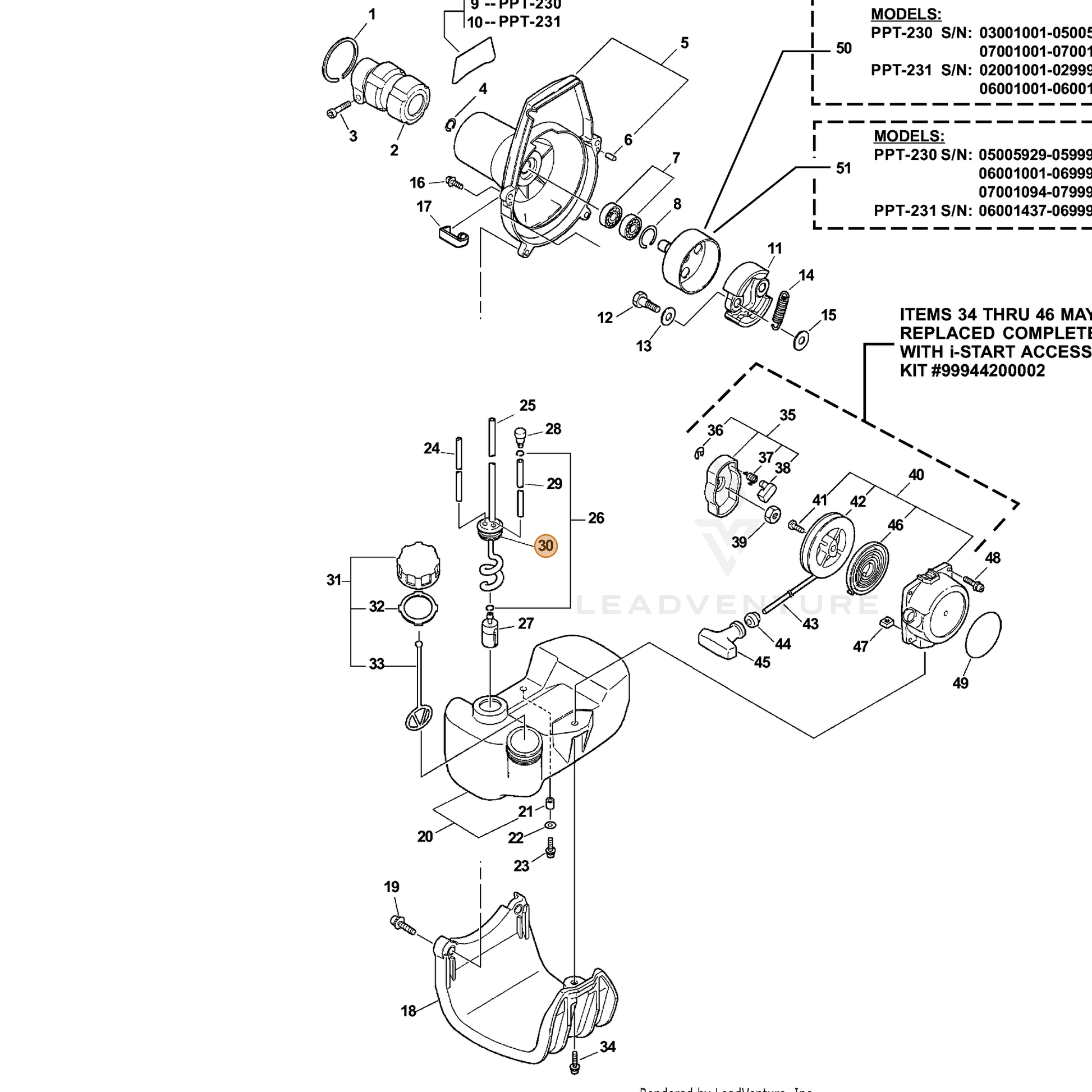 ECHO part 13211555931 — IPL diagram snippet (6x zoom, amber highlight)