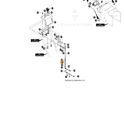 ECHO part 14006352 — IPL diagram snippet (6x zoom, amber highlight)