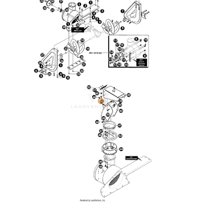 ECHO part 14006711 — IPL diagram snippet (6x zoom, amber highlight)