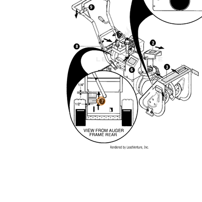 ECHO part 14007859 — IPL diagram snippet (6x zoom, amber highlight)