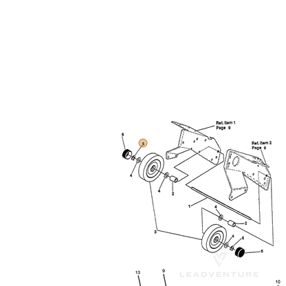 ECHO part 14026178 — IPL diagram snippet (6x zoom, amber highlight)
