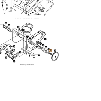 ECHO part 14040677 — IPL diagram snippet (6x zoom, amber highlight)