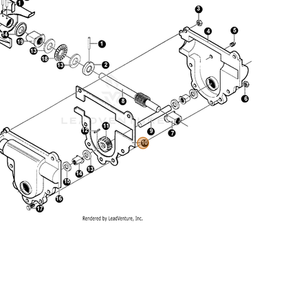 ECHO part 14051279 — IPL diagram snippet (6x zoom, amber highlight)