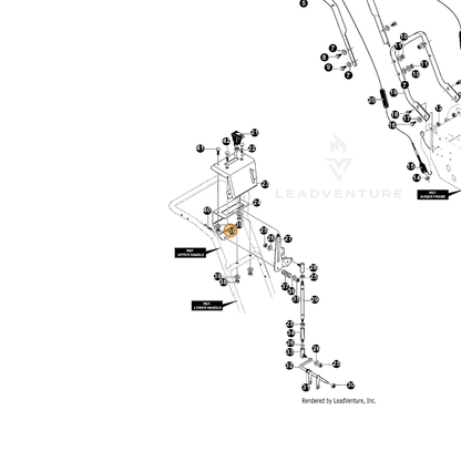 ECHO part 14120375 — IPL diagram snippet (6x zoom, amber highlight)
