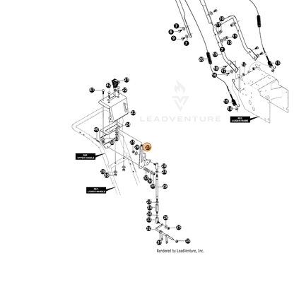 ECHO part 14305260 — IPL diagram snippet (6x zoom, amber highlight)
