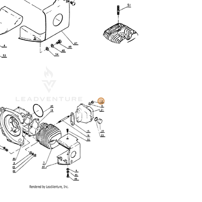 ECHO part 14571300630 — IPL diagram snippet (6x zoom, amber highlight)