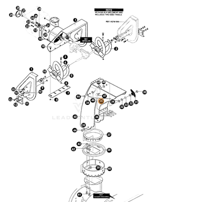 ECHO part 14760268 — IPL diagram snippet (6x zoom, amber highlight)