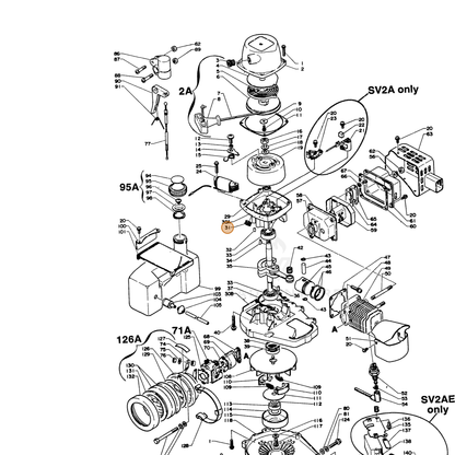 ECHO part 15611406330 — IPL diagram snippet (6x zoom, amber highlight)