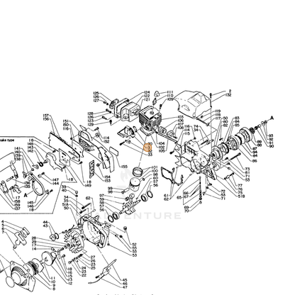 ECHO part 15660114730 — IPL diagram snippet (6x zoom, amber highlight)