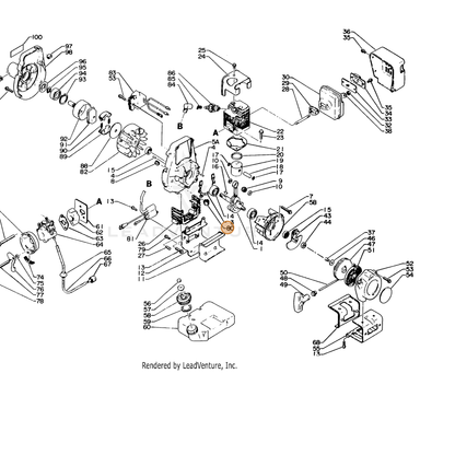 ECHO part 15911007420 — IPL diagram snippet (6x zoom, amber highlight)