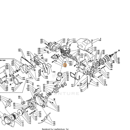 ECHO part 15911214730 — IPL diagram snippet (6x zoom, amber highlight)