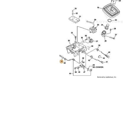 ECHO part 16202132530 — IPL diagram snippet (6x zoom, amber highlight)