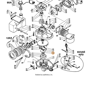 ECHO part 17501505020 — IPL diagram snippet (6x zoom, amber highlight)