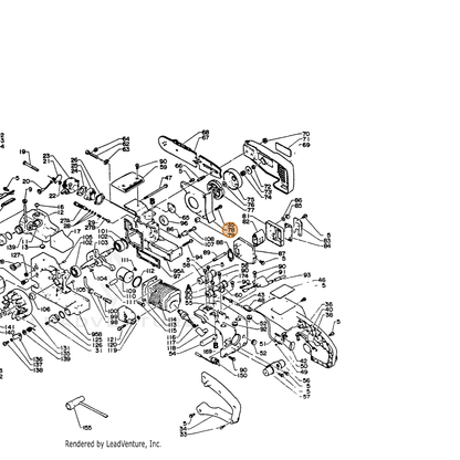 ECHO part 17530513930 — IPL diagram snippet (6x zoom, amber highlight)